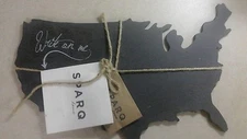 US Slate Cheeseboard ~ Chalkboard with Chalk Pieces