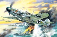 Messerschmitt Bf 109F-4/B, Wwii German Jagdbomber 1:48 Plastic Modell Kit Icm