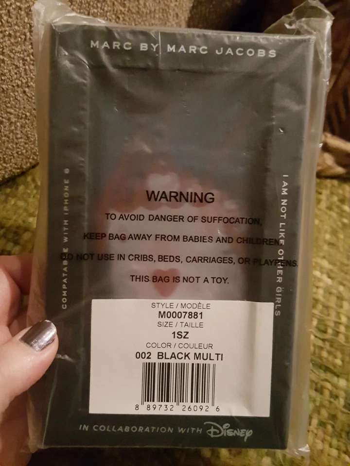 NUEVO EN CAJA ESTUCHE MARC por MARC JACOBS DISNEY ALICE en WONDERLAND HOLOGRAMA IPHONE 6/6s Foto 2 de 3