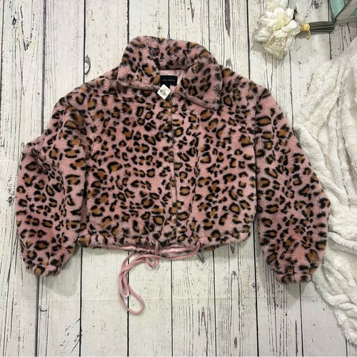 VS Pink Know One Cares Faux plush Jacket NWT blogger fav size small - Picture 6 of 9