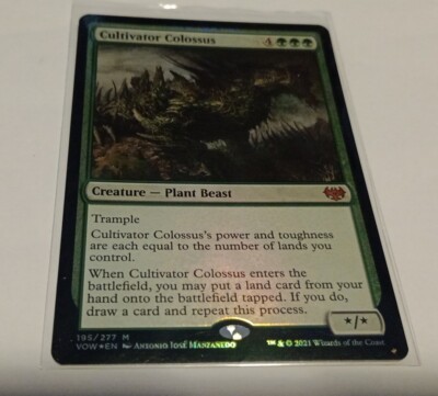Mtg Cultivator Colossus x1 M/NM Innistrad: Crimson Vow FOIL mythic 
