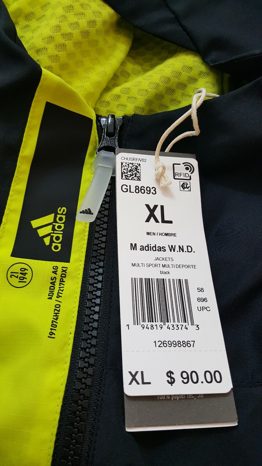RDY Jacket Sportswear Outdoor GL8693 | eBay