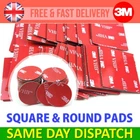 3M DOUBLE SIDED STICKY PADS Strong Heavy VHB Adhesive Mounting Tape Square Round