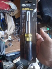 Klein Tools 32500MAG Magnetic Multi-Bit Driver  Nut Driver 11-in-1 Multi-Tool