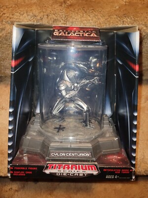Battlestar Galactica Titanium Series CYLON CENTURION Die Cast 4'' Figure Hasbro