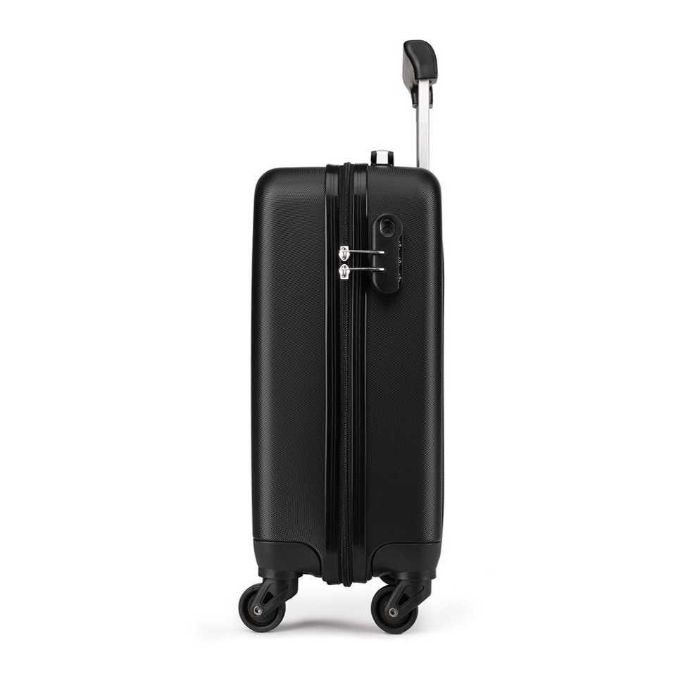 Small ABS Hard Shell Carryon Suitcase Cabin Hand 4 Wheels Luggage