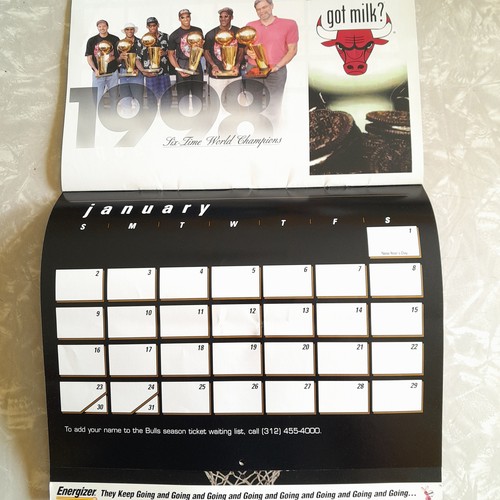 1998-1999 World Champion Chicago Bulls Calendar - Picture 4 of 5