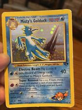 Authentic Pokémon TCG Misty's Golduck 12/132 Holo Unlimited Holo Rare