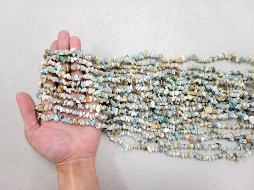 Natural Crystal Beads Drilled Stone Crystals Gemstone Chips in Strings - Picture 3 of 8