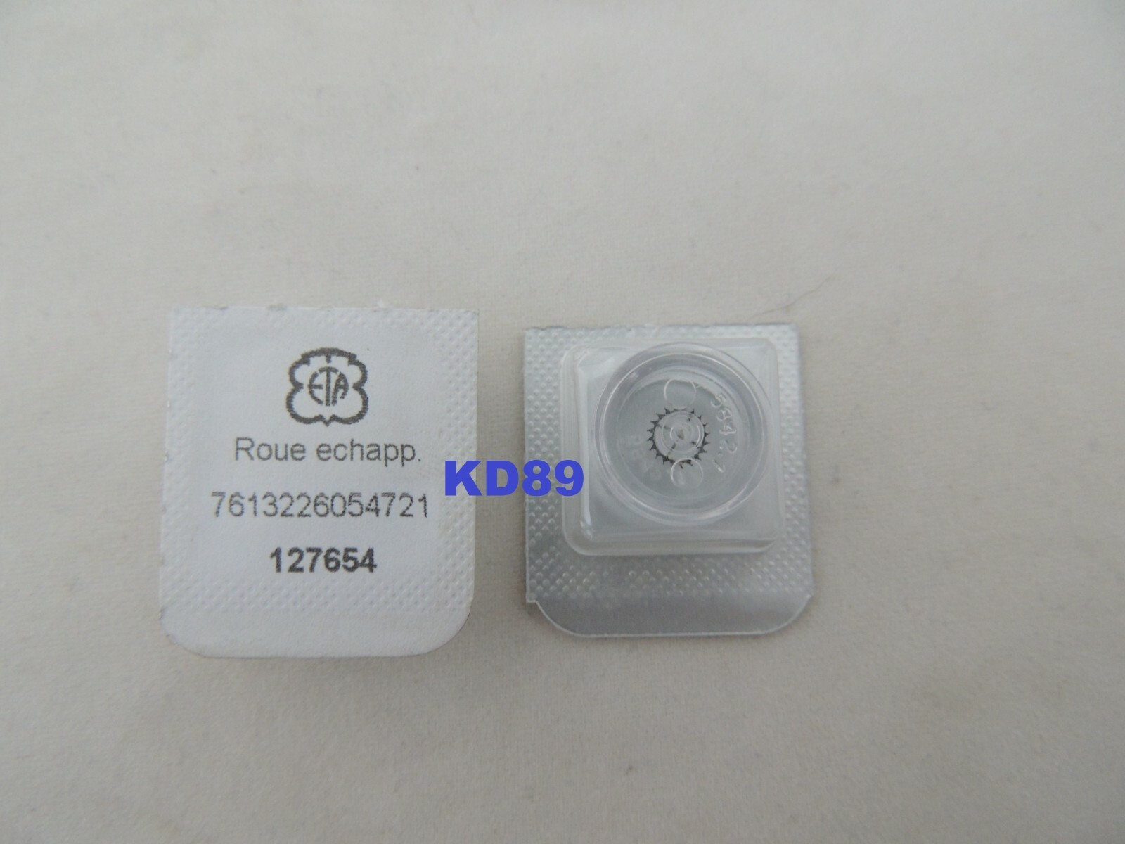 Roue d'échappement 705 pour révision et entretien du mouvement ETA 7750