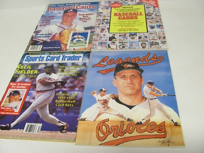 Lot of 4 Baseball Sports Cards Magazines - Sports Card Trader, Legends, Hygrade