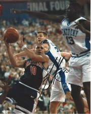 MIKE BIBBY UNIVERSITY OF ARIZONA SIGNED AUTHENTIC 8x10 PHOTO w/COA 1997 CHAMPS