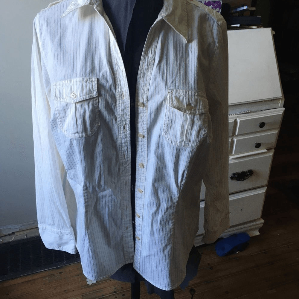 Lane Bryant 14/16 rectangle button embroidered top - image 1