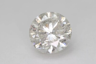 Certified 1.59 Carat F Color Round Brilliant Natural Enhanced Diamond 7.22mn