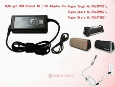 AC Adapter Cord For Fugoo Tough Sport Style XL Rugged Portable Bluetooth Speaker
