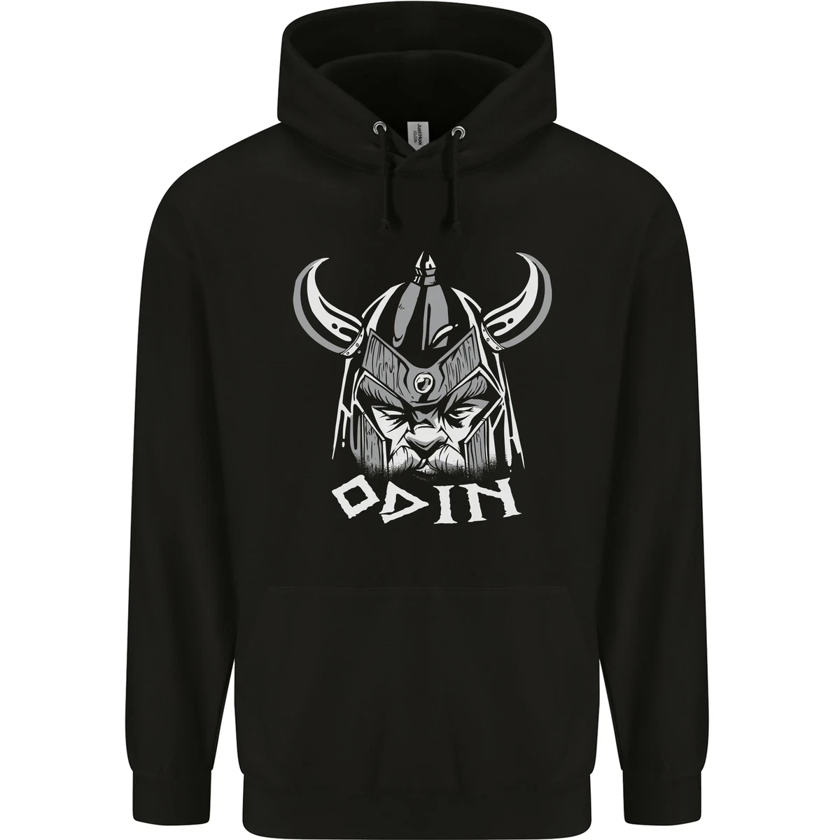 Odin Viking God Warrior Valhalla Norse Gym Mens 80 Cotton Hoodie