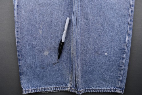 Vintage 1999 Men's Levi's Button Fly 501 Jeans Distressed Size 40x30 (Msr 39x30) - Picture 6 of 12
