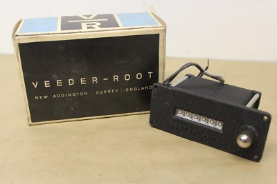 Neu Vintage Veeder-Root FORM M.V/1564 110/115 V 6-stelliger mechanischer Zähler