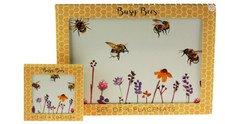 Busy Bee Placement mat and coasters Set (4 of each in Set) House Warming Gift