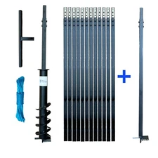 Hand auger 4inch /33ft Best auger / digger / water well / +CLAY DRILL-BIT