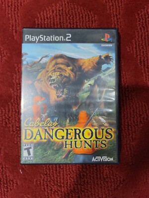 Cabela's Dangerous Hunts (Sony PS2, 2003) Authentic Complete CIB TESTED/WORKS!!