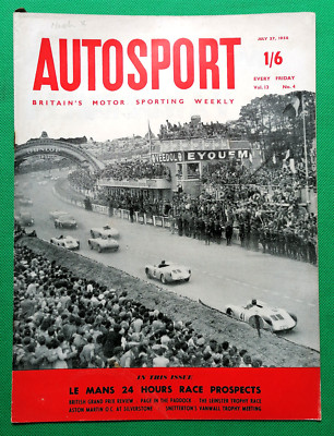 Autosport 27 July 1956 - LE M ANS PREVIEW - BRITISH GP REVIEW - LEINSTER TROPHY