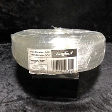 3/16" ID x 5/16" OD - Ultra Clear Platinum Cured Silicone Tubing - 50ft Roll