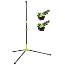 Link2Home Telescopic Portable Tripod for LED Work Light with 2 Clamps, Three Leg
