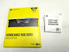 [Empty Box] CORSAIR VENGEANCE RGB 32GB DDR5 BOX  ONLY w/ safety info booklet