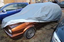 Car-Cover Outdoor Waterproof mit Spiegeltaschen für VW Golf II
