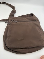 HOBO International Brown Crossbody Bag Pockets Zip/Snap Closure