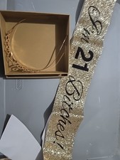 I'm 21 B*tches, Birthday Sash And Crown, New!
