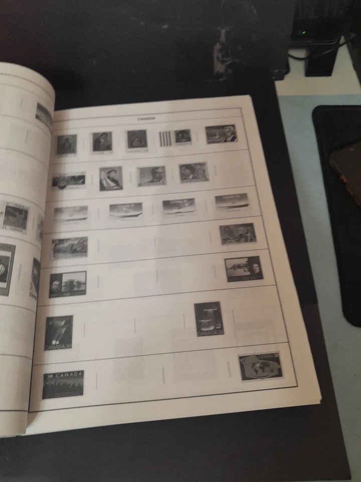 Statesman Deluxe Album Worldwide Loaded With Stamps. Really Old UsA Ones - Image 4 of 4