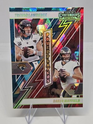 2024 Panini Contenders Power Players Trevor Lawrence, Baker Mayfield #6 Gold /10