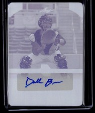 1-2015 Leaf Perfect Game Magenta Print Plate Auto 1/1 Dallas Beaver #PG-DB1