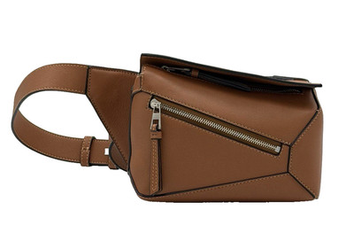 LOEWE Puzzle Bum Mini Belt Bag in Brown