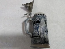 Vintage 1990 Rothenburg O.D.T Made in Germany Beer Stein Heavy HighQuality Metal