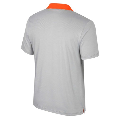Herren Colosseum grau Miami Hurricanes Big & Tall Biesen gestreift Polo - Bild 3 von 3