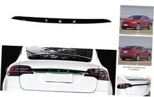 OUBOLUN Rear Tailgate Trunk Lid Garnish Trim for Tesla Model X 2016-2021 Car