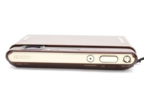 Sony Cyber-shot DSC-T77 Brown Digital Camera w/ Battery Tested Working Japan - Picture 7 of 11