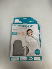 Love To Dream Swaddle Up Stage 1 Newborn 5-8.5lbs 1.0 TOG Gray Stretch Cotton