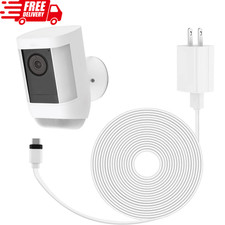 Power Adapter for Ring Spotlight Cam Battery, with 25Ft/7.5m Weatherproof
