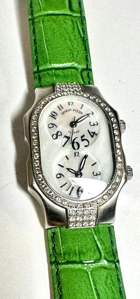 "Pulsera Lucy Isaacs NYC esmaltada 5 corazones delicada diseñadora 6,75"" rosas azules y rosas" Foto 2 de 4