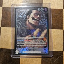 One Piece Cards Crocodile (Alternate Art Leader)OP14-079 The Azure Sea's Seven.