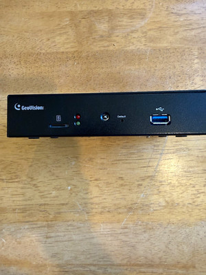 GeoVision GV-IP Decoder Box Ultra 4K ONVIF PoE HDMI Untested Parts Repair