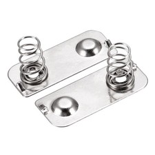 Battery Spring Plate AA Battery Spring Contact Nickel Plate 23.5mmx10mm 20 Pcs