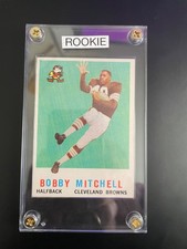 1959 Topps Bobby Mitchell Rookie Cleveland Browns Card #140 EX Condition!. rookie card picture