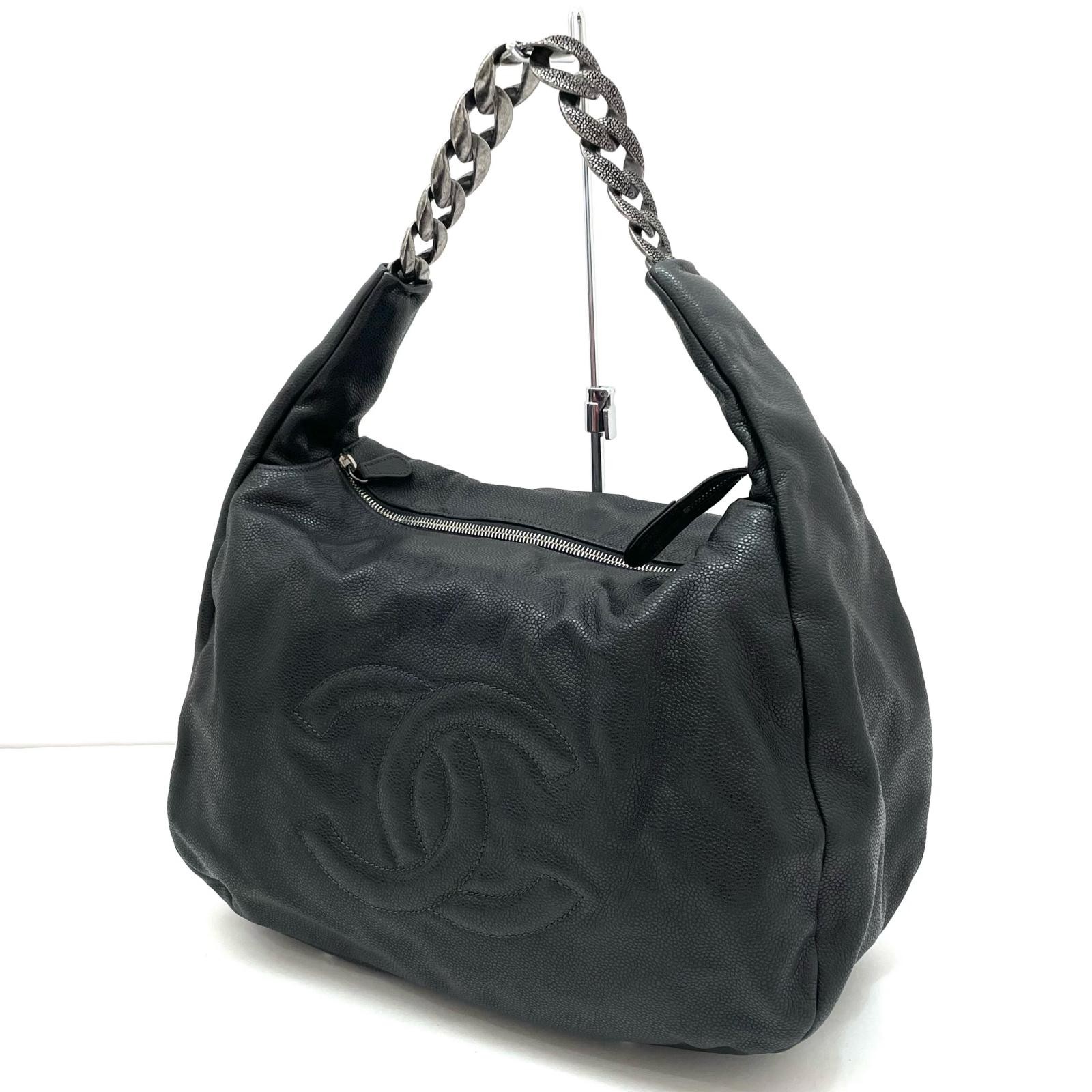 Chanel Black One Shoulder Tote Bag r10_0806