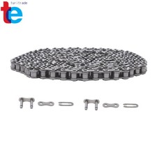 10 Feet 41 Roller Chain Industrial Strength with 2 Connecting Link Set