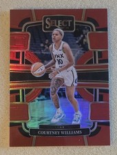 2024 Panini Select WNBA COURTNEY WILLIAMS Red Prizm #/149 Minnesota Lynx #54